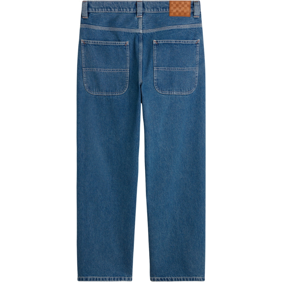 2026 Vans Mens Skate Check-5 Loose Denim Jeans VN000KXMAHU1 - Vintage Indigo